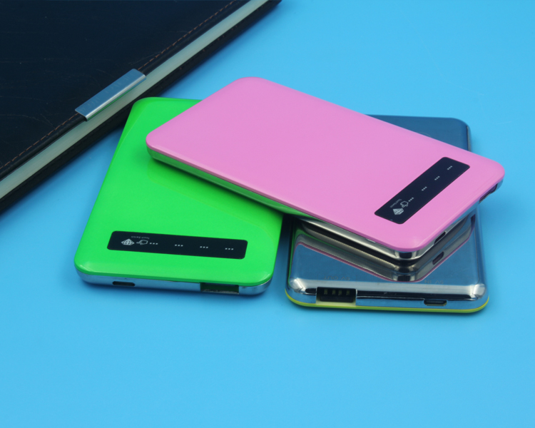 slim emergency power bank 4000mah portable outdoor backup battery charger
