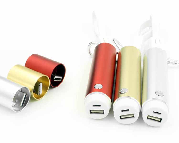 2200mah universal usb portable power bank battery stick flashlight
